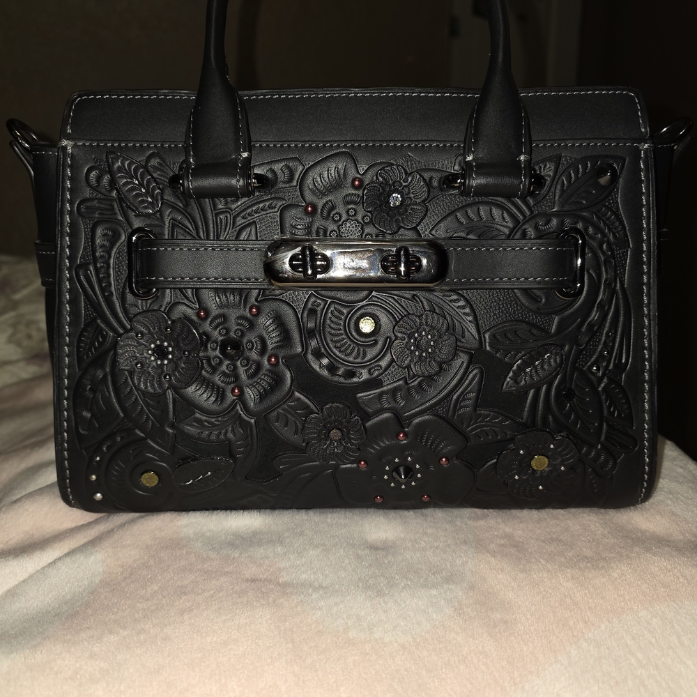 RARE COACH SWAGGER 27 TEA ROSE - Picture 4 of 14